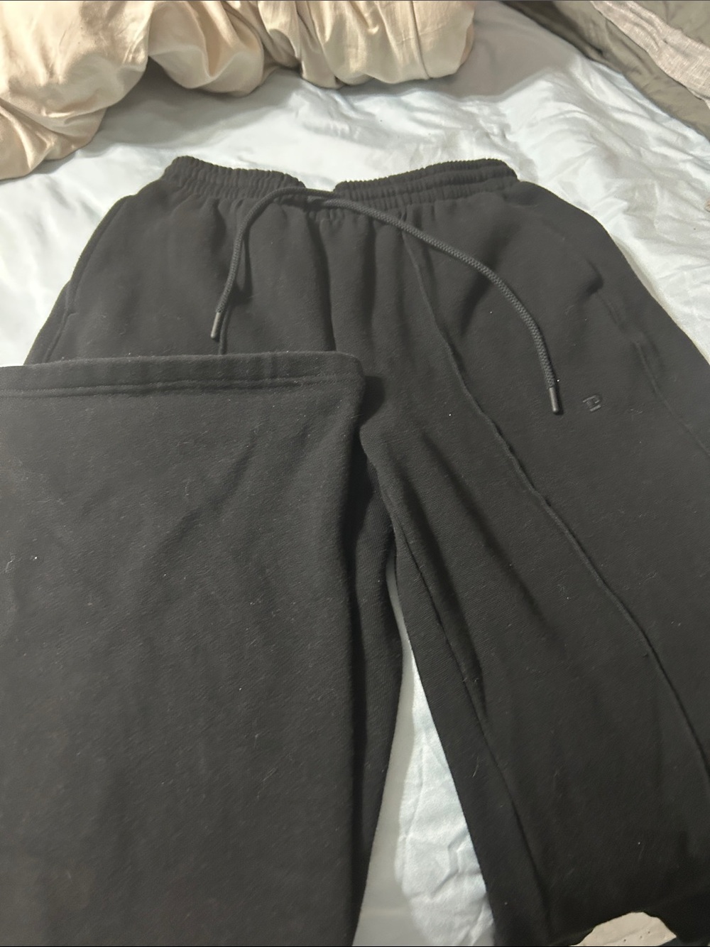 Wide leg sweatpants